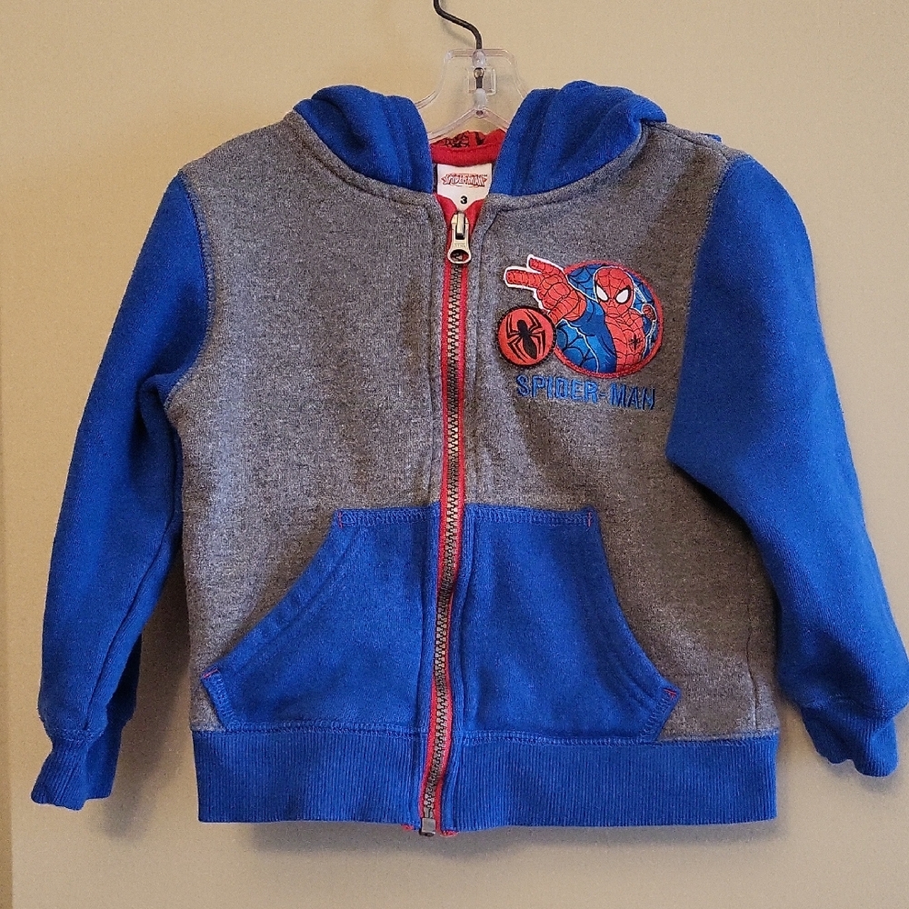 Spiderman zip up hoodie